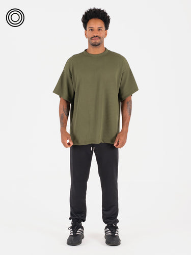 Camiseta hombre stone verde militar