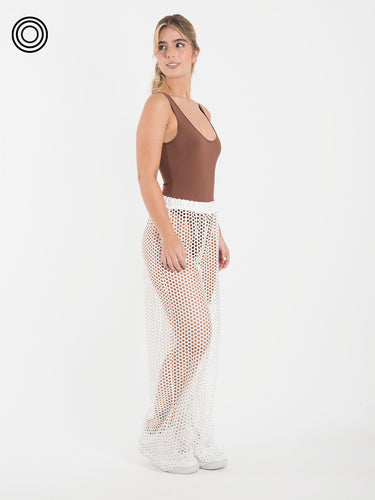 Pantalon sea malla crudo