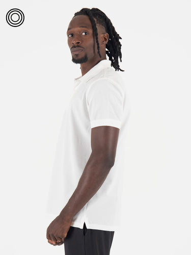 Camiseta polo hombre crudo