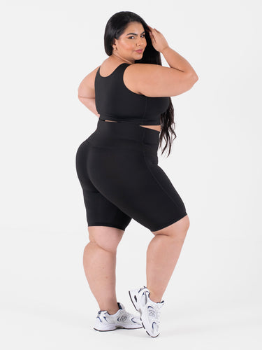 Black biker set talla plus