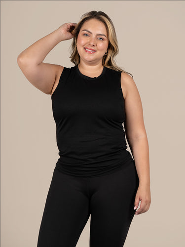 Camisilla unisex panal negra