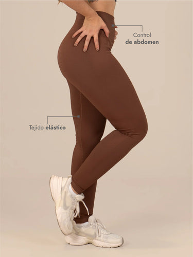 Lineal leggins seamless cafe Oscuro