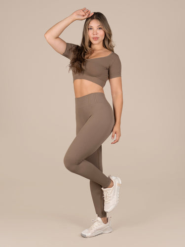 Mile leggins set seamless cafe