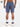Pantaloneta basica hombre orion azul indigo