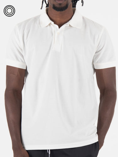 Camiseta polo hombre crudo