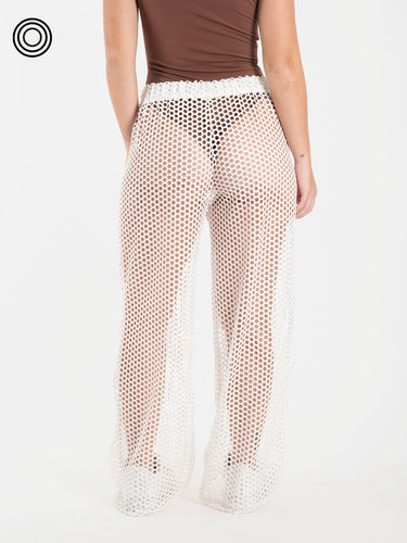 Pantalon sea malla crudo