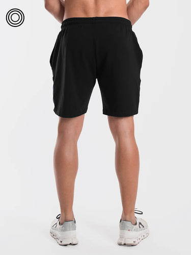 Pantaloneta basica hombre orion negra