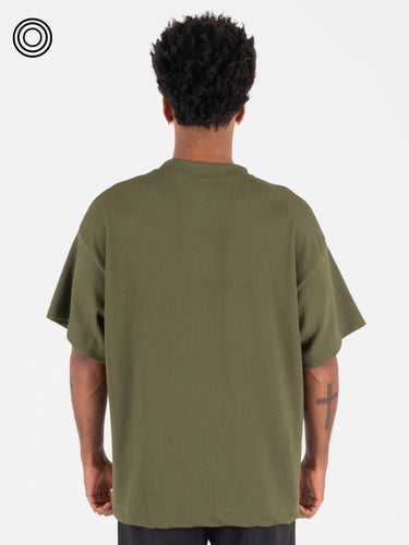 Camiseta hombre stone verde militar