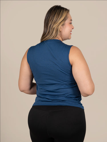 camisilla hombre panal azul rey