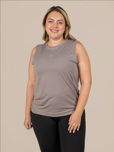 camisilla Juno ibiza gris seco