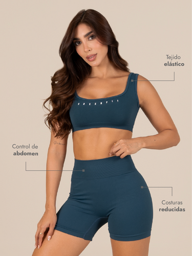 Central short set seamless grizul