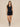 Rose enterizo seamless corto negro