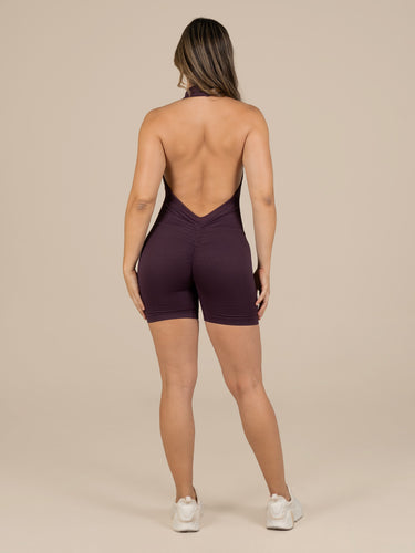 Rose enterizo seamless corto uva
