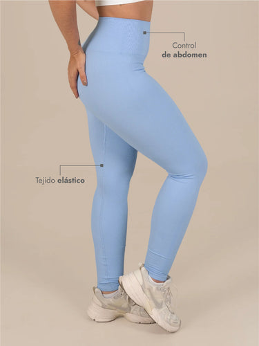 Lineal leggins seamless baby blue