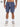Pantaloneta basica hombre orion azul indigo