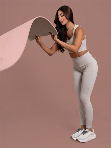 yitso leggins set seamless gris claro