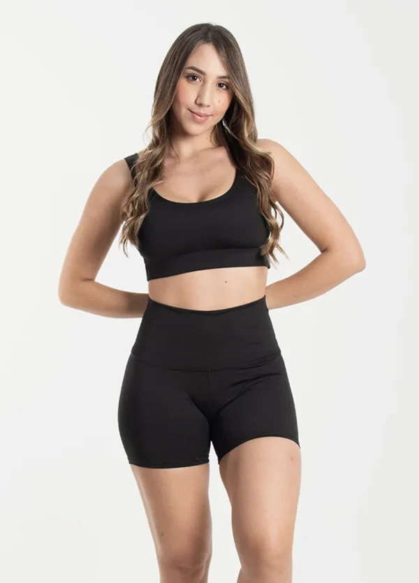 Black short set