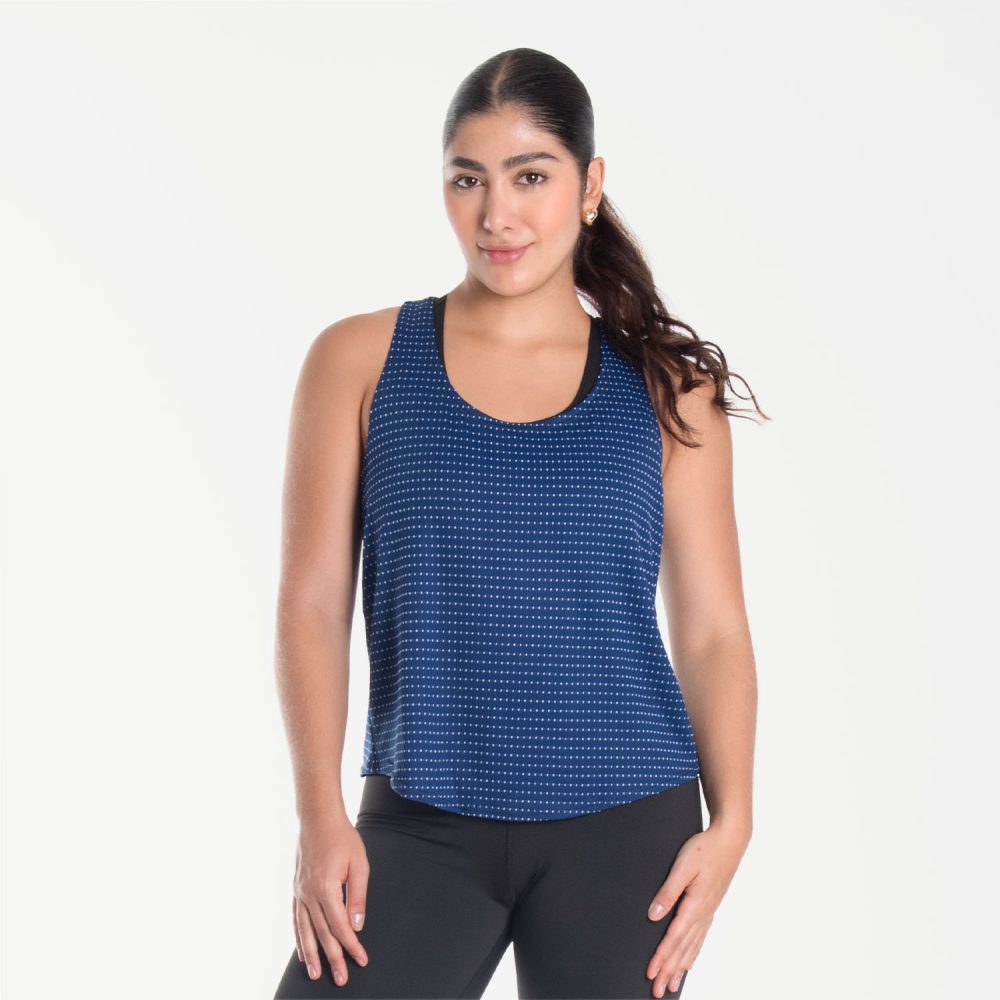 Leiden blusa azul