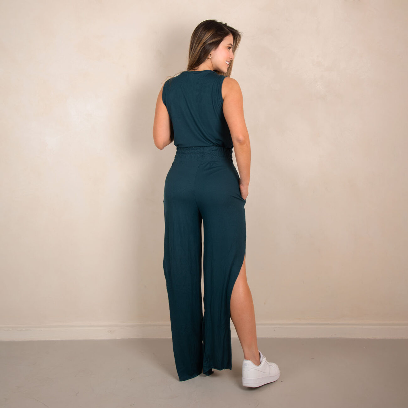 Flora pantalon petroleo - Image 3