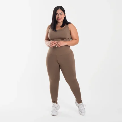 Marron leggins set plus