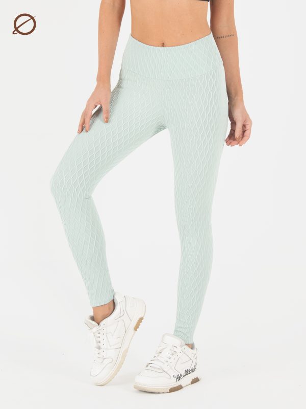 Leggins Dama Waves 3D Menta XS