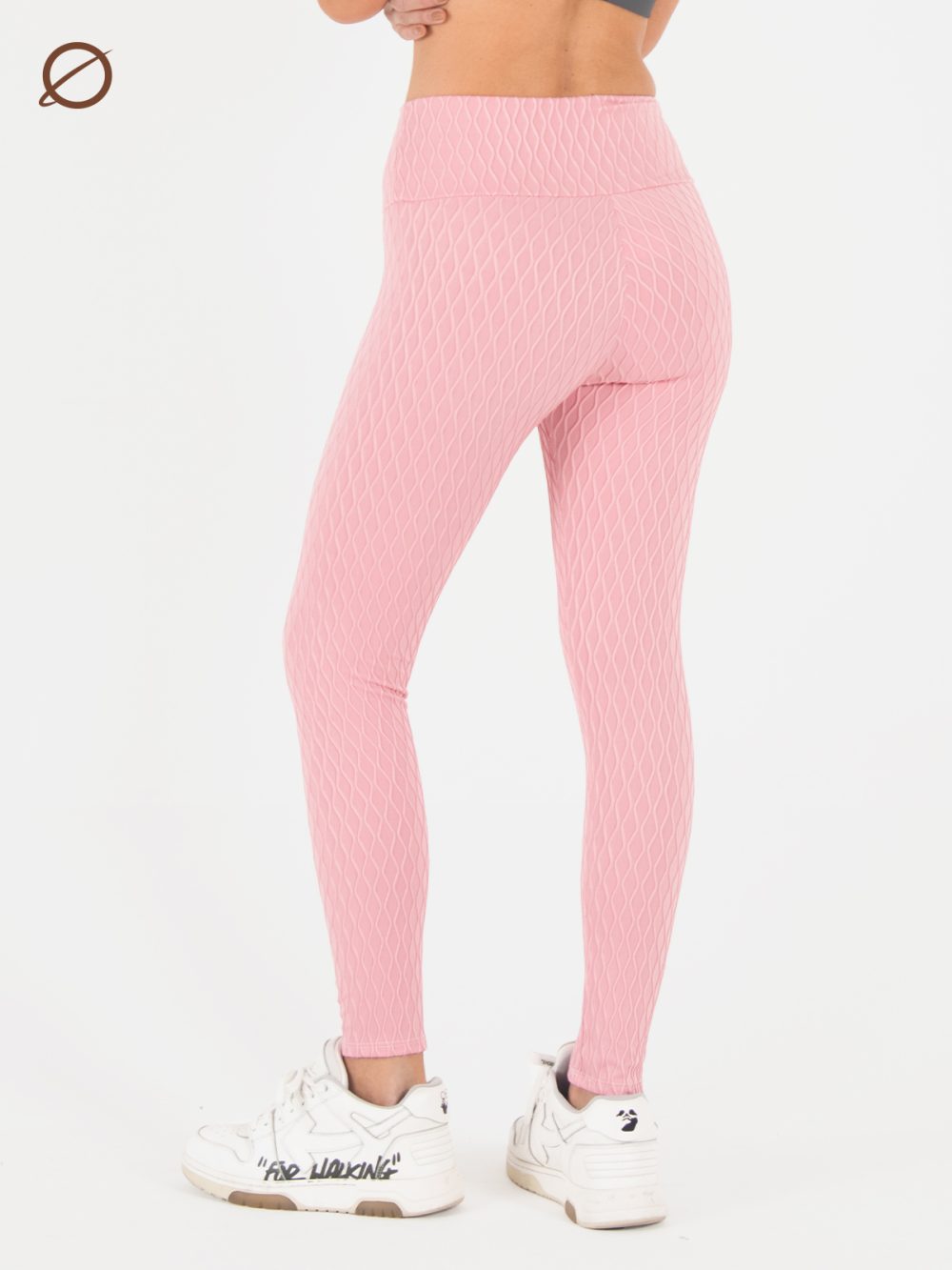 Leggins Dama Waves 3D Rosado XS - Image 3