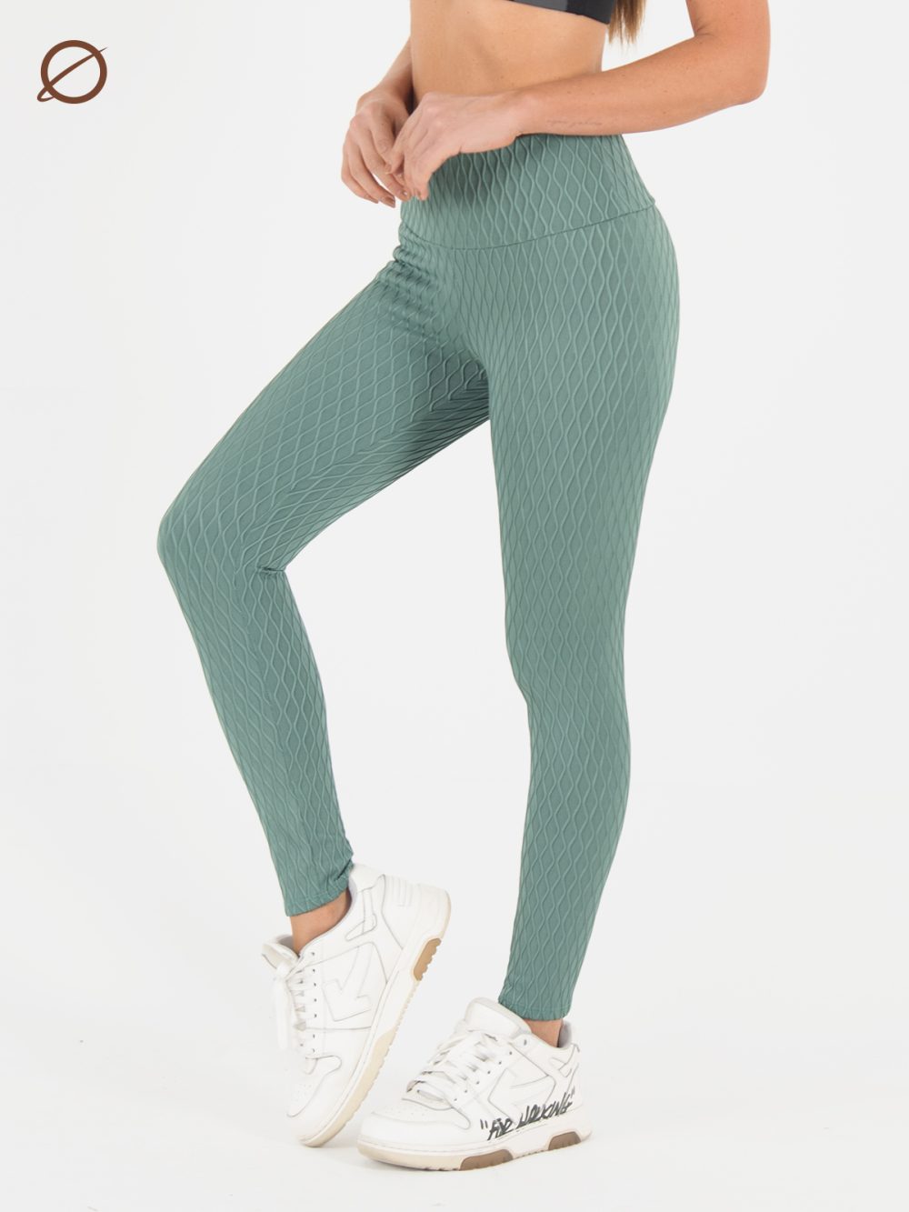 Leggins Dama Waves 3D Oliva XS