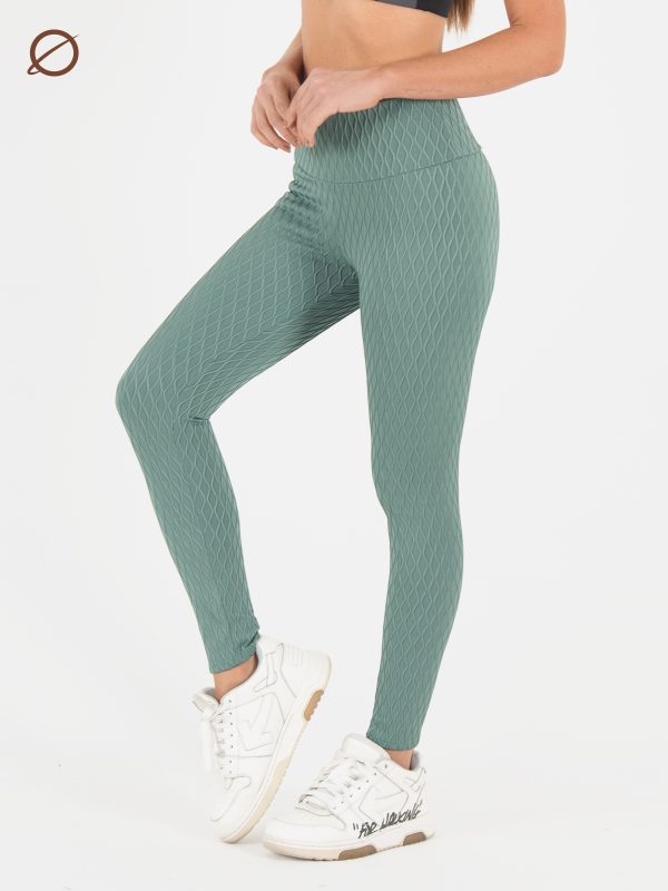 Leggins Dama Waves 3D Oliva XS